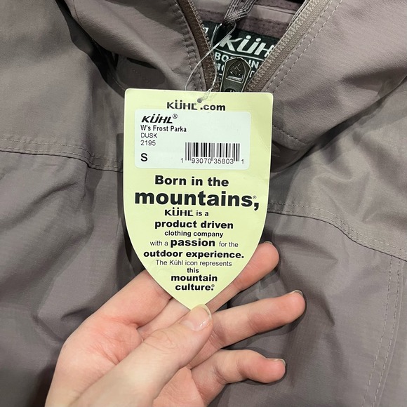 NWT Kuhl Womens Frost Down Parka Dusk 800 Down $549 New - Picture 9 of 10